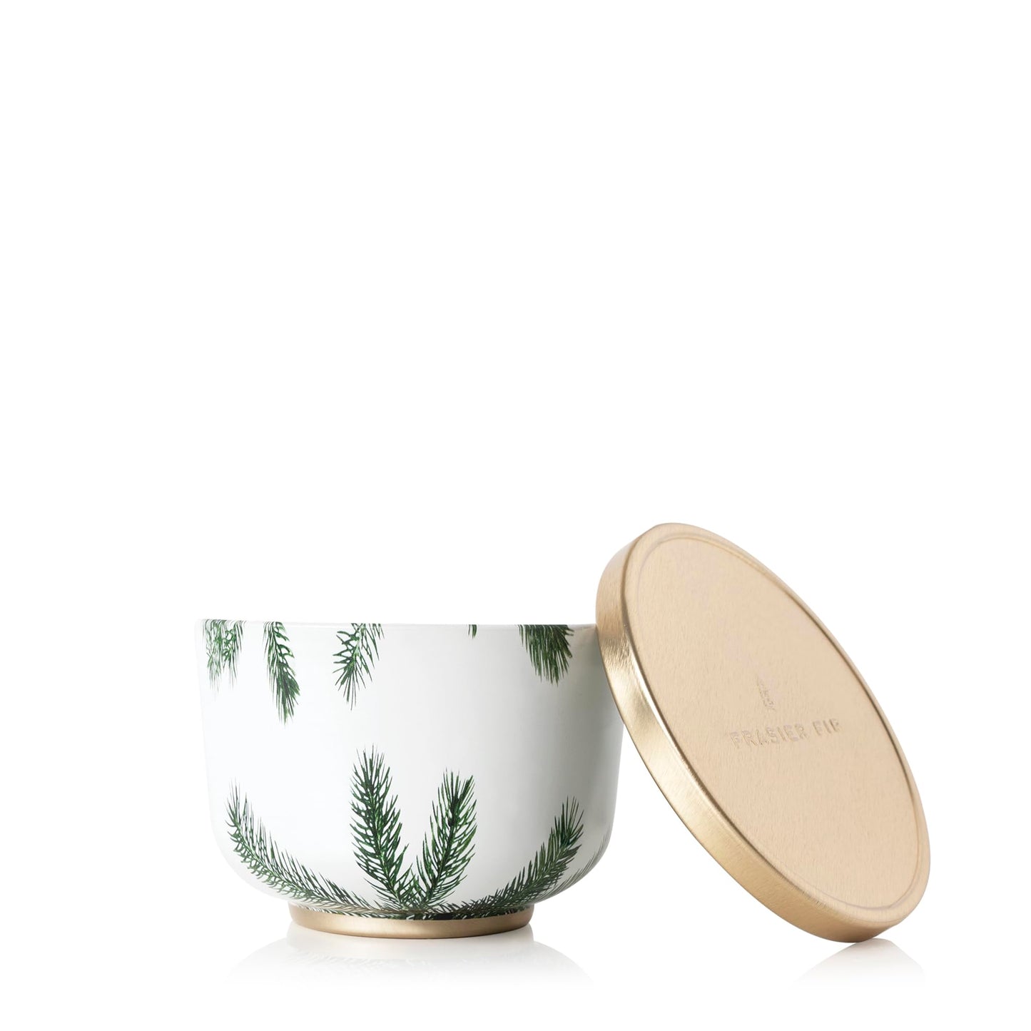 Thymes Scented Candles for Women & Men – Tin with Lid – Luxury Home Decor – Apple Candles with Notes of Crushed Clove, Cardamom, Bourbon & Malted Rum (Simmered Cider, 6.5 oz)
