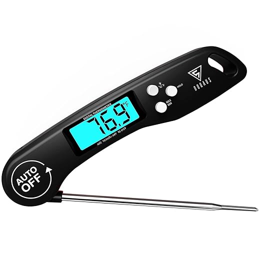 DOQAUS Digital Meat Thermometer, Instant Read Food Thermometer for Cooking