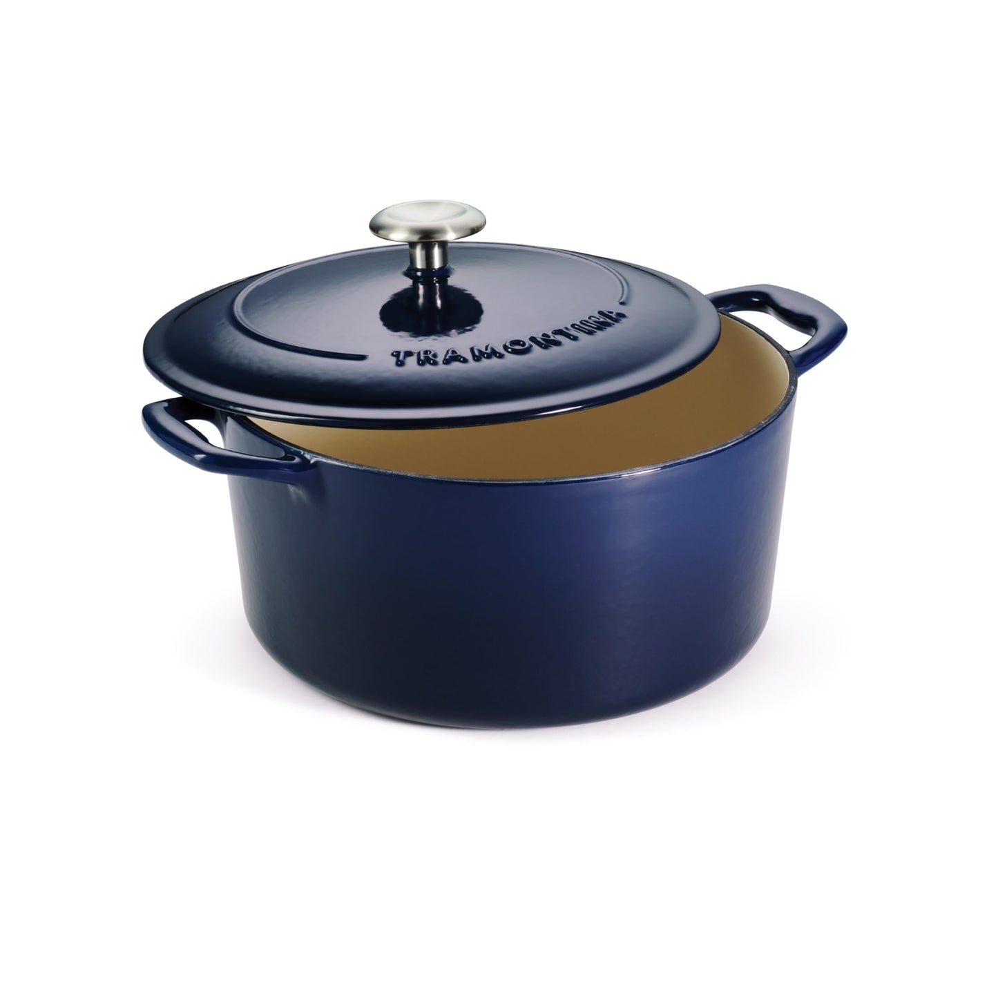 Tramontina Bestow Enameled Cast Iron 7-Qt Oval Dutch Oven Pot with Lid