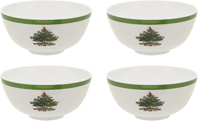 Spode – Christmas Tree – Christmas Tree Melamine 12-Piece Dinnerware Set