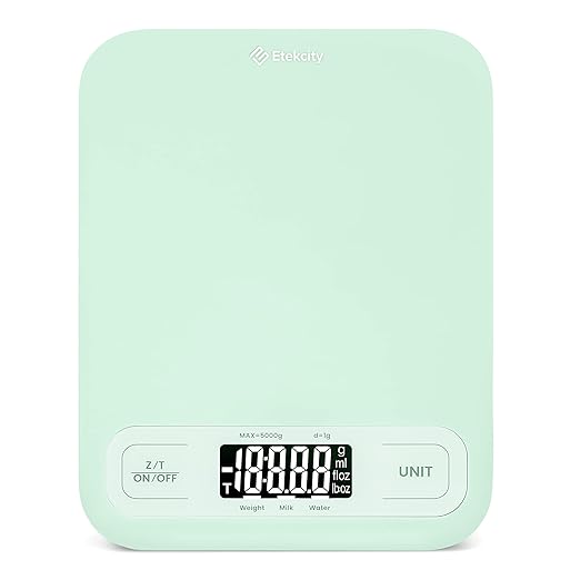 Etekcity Food Kitchen Scale, Digital Grams and Ounces, Medium