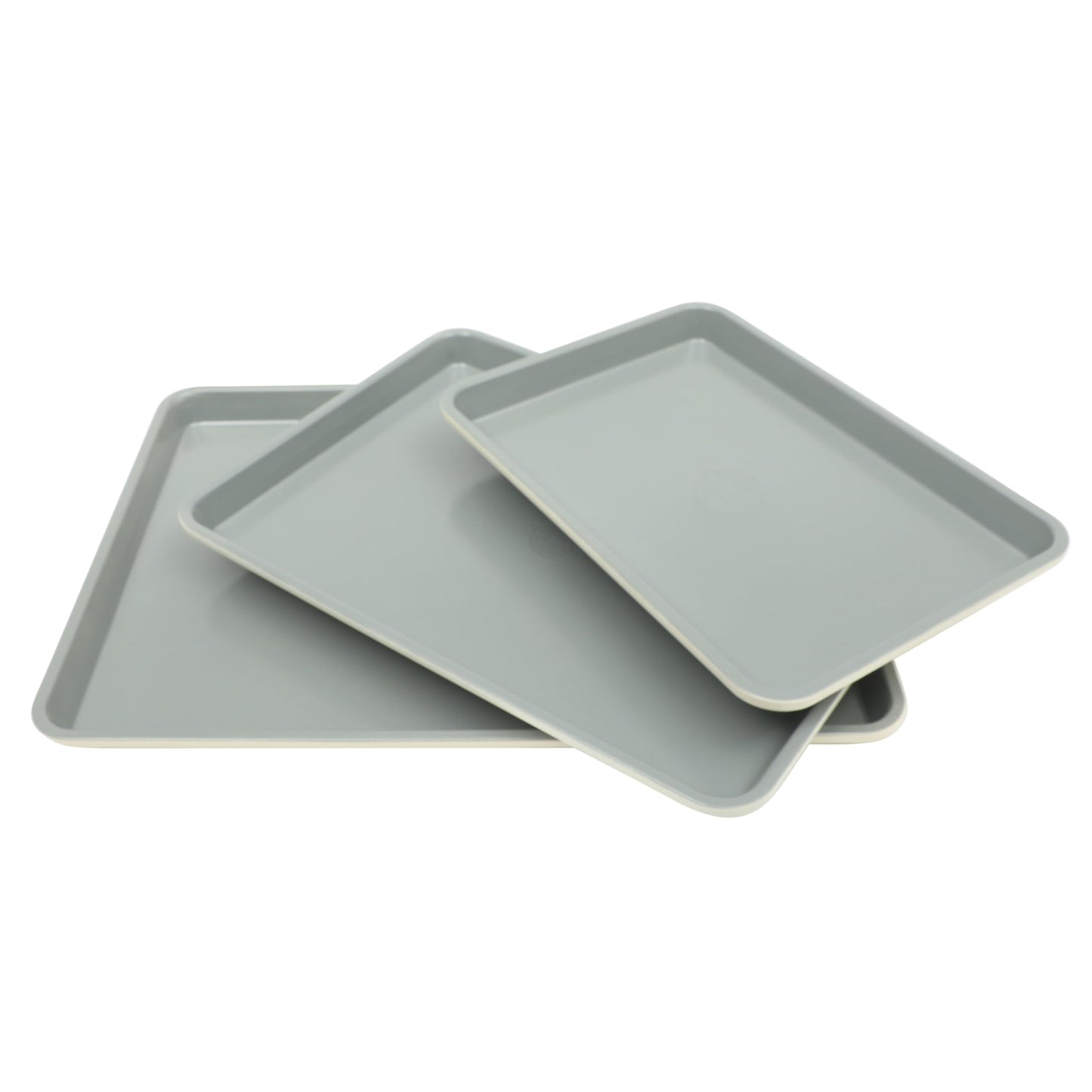 Sur La Table Kitchen Essentials Bake Sale 9 Inch PFOA, PFAS, PTFE Free Nonstick Round Cake Pan - Linen White