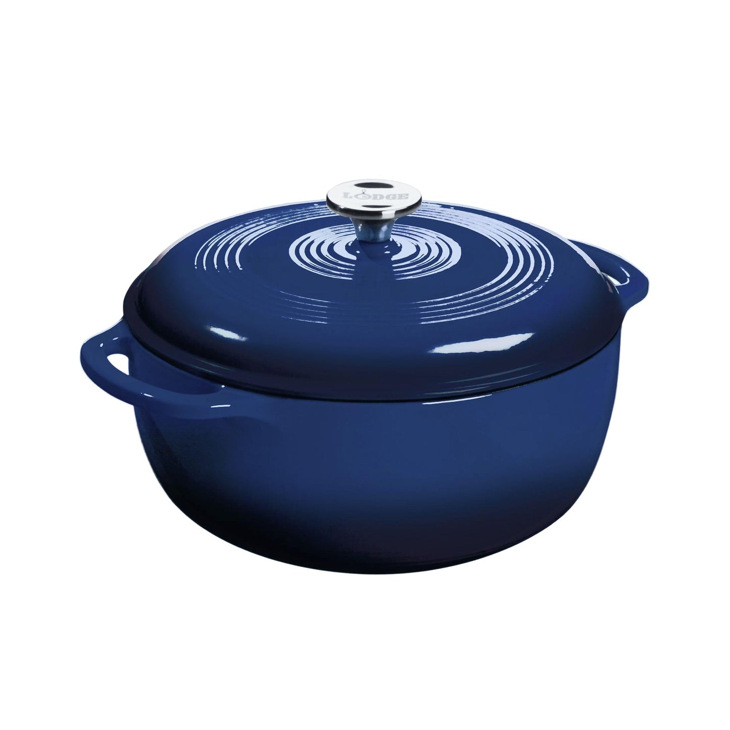 Lodge Essential Enamel Cast Iron Dutch Oven, 6 Quart, Lagoon
