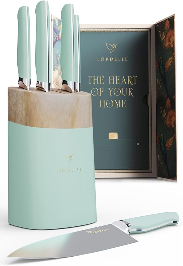 Dalstrong Lordelle 5-Pc Knife Block Set - Coastal Green