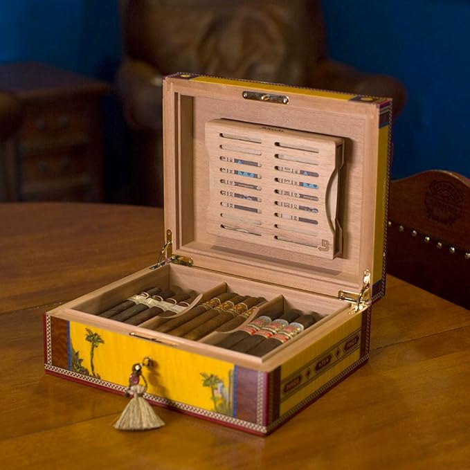 Boveda Cedar Wooden Humidity Pack Holder - For Use With Four Size 60 Boveda Side-by-Side (Sold Separately) - Includes Magnetic and Removable Tape Mounting Kits – 1 Count