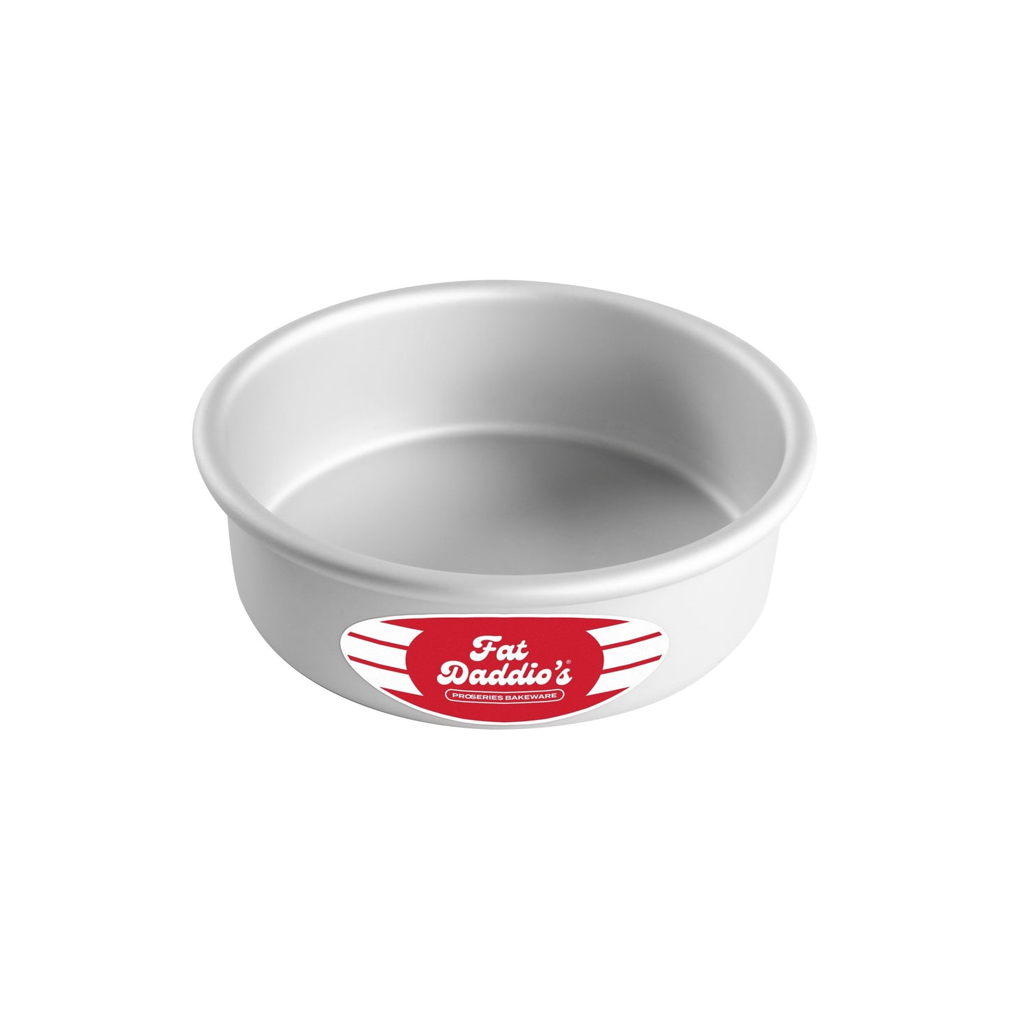 Fat Daddio's Anodized Aluminum Round Cake Pans, 2 Piece Set, 5 x 2 Inch
