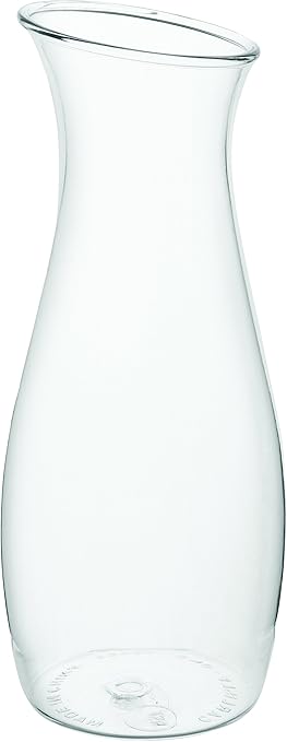 Carlisle Plastic Carafe, 1.5 L, Water, Juice and Wine, Clear
