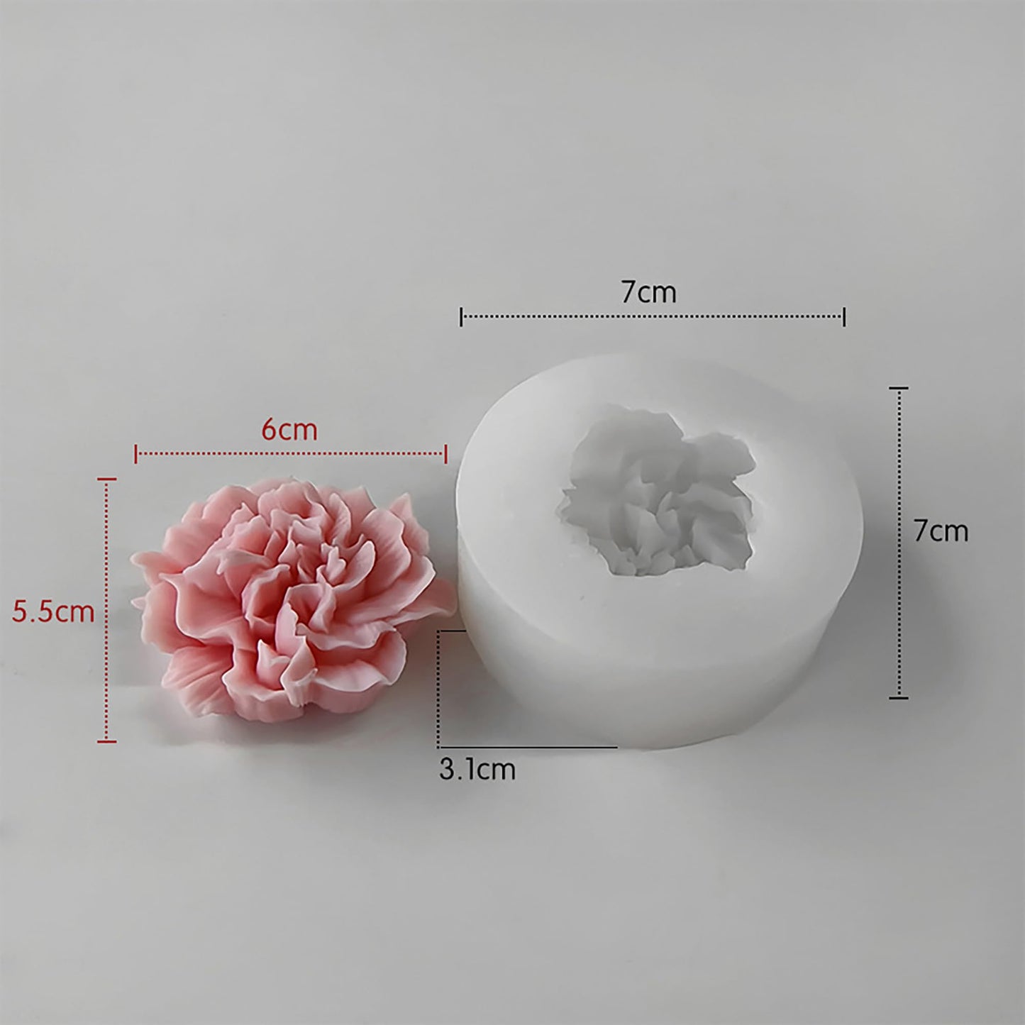 Honeycomb Silicone Cylinder Mold for Resin Casting & Candle Making