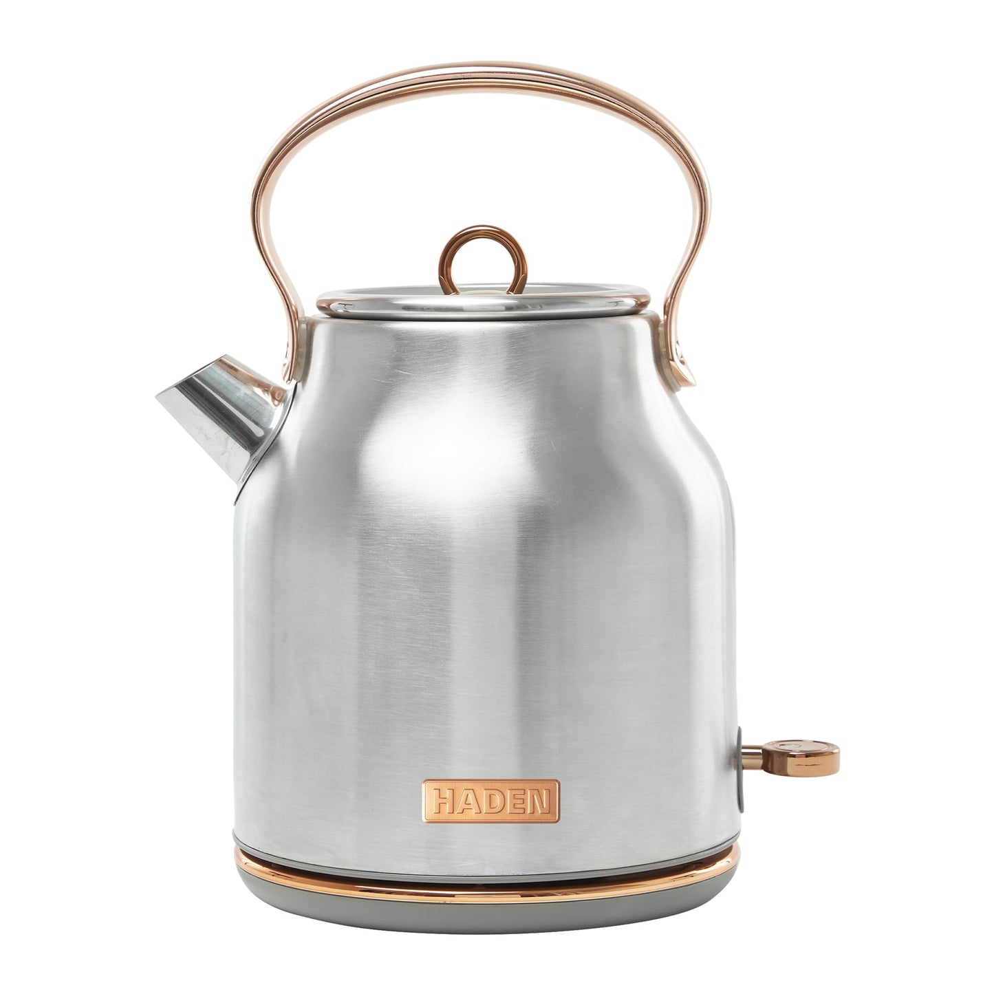 Haden Heritage 1.7 Liter Stainless Steel Electric Kettle, Hot Water Kettle