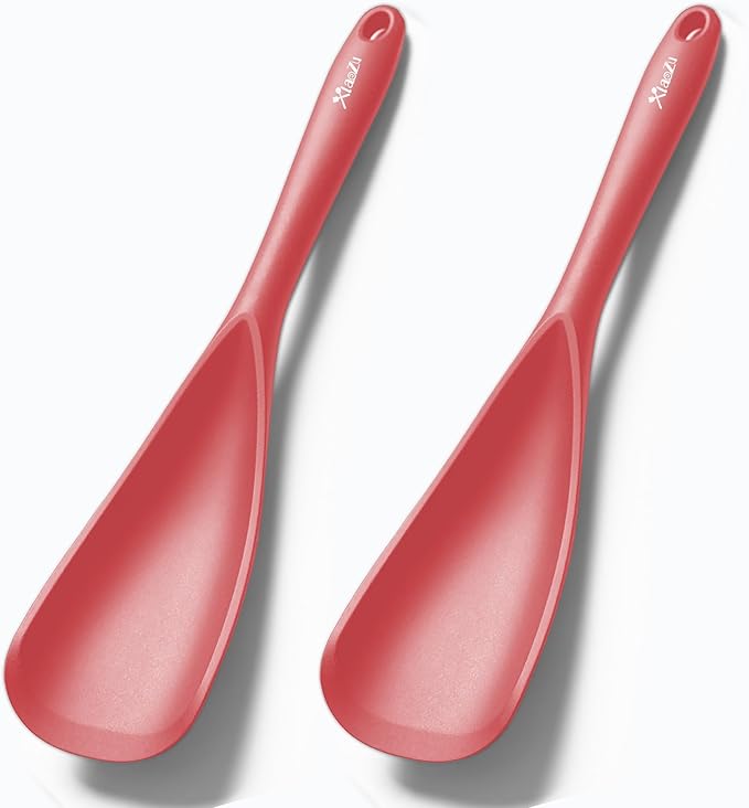 Silicone Cooking Spoon Spatula For Non-stick Cookware,12.6" Starry Blue