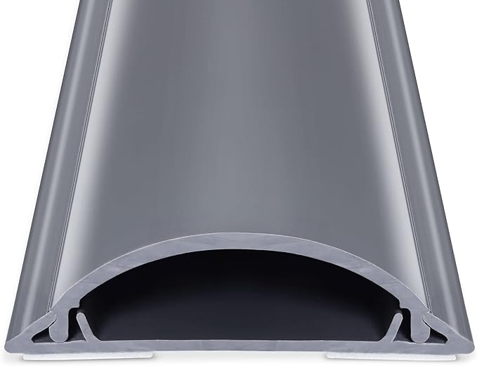 Cord Cover Floor 34in, Large Capacity Floor Cable Cover, Hard PVC Cord Hider