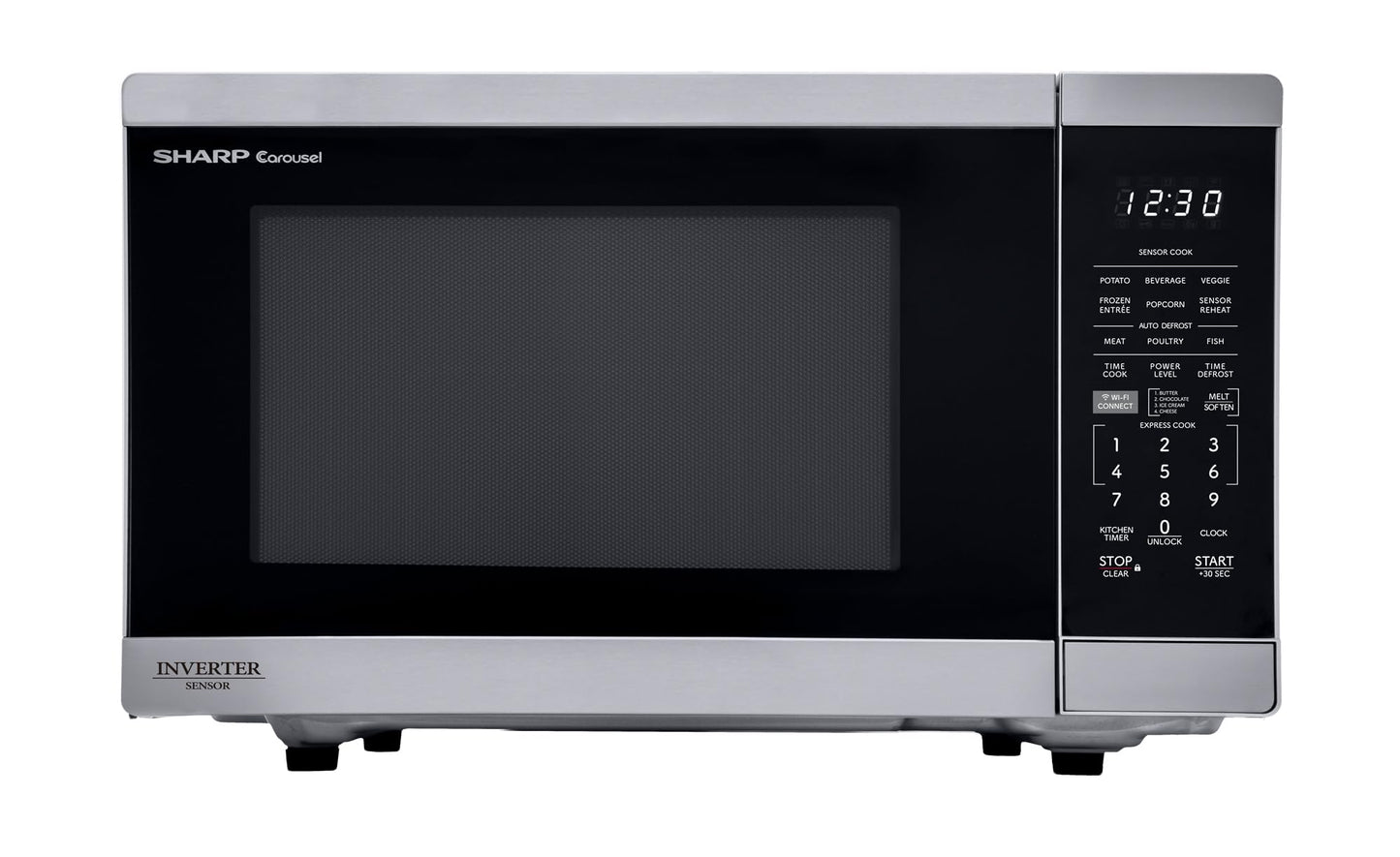Sharp SMC1469KS 1.4 cu. ft. Stainless Steel Countertop Smart Microwave Oven