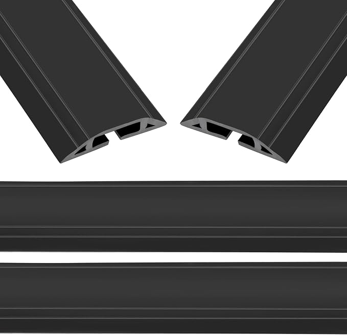 Eapele 10 ft Floor Cord Cover Heavy Duty Cable Protector, Prevent Trip Hazard