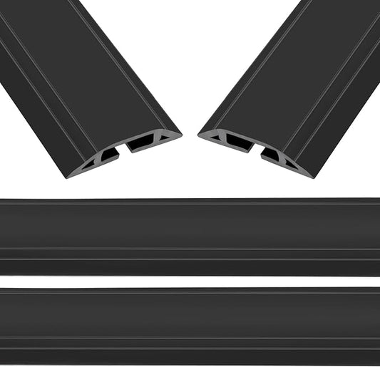 Eapele 10 ft Floor Cord Cover Heavy Duty Cable Protector, Prevent Trip Hazard