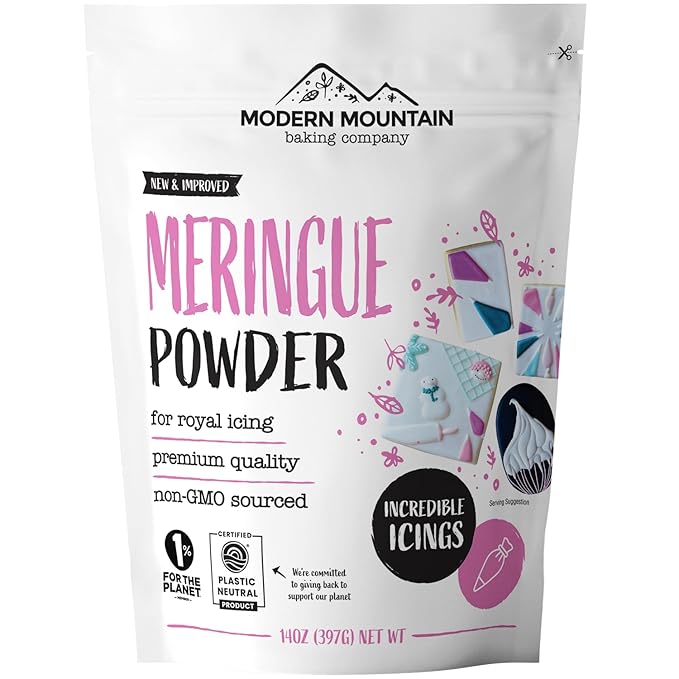 Meringue Powder (5lb) For Royal Icing, Premium Quality, High Egg White Formula, Create Incredible Royal Icing or Frosting for Sugar Cookies, Naturally Flavored, Verified Gluten Free, Non-GMO Sourced