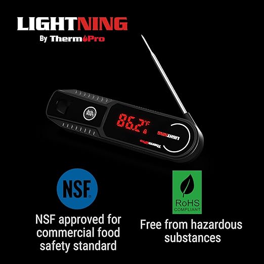 TempPro TempSwift 1 Sec Instant Read Meat Thermometer Digital