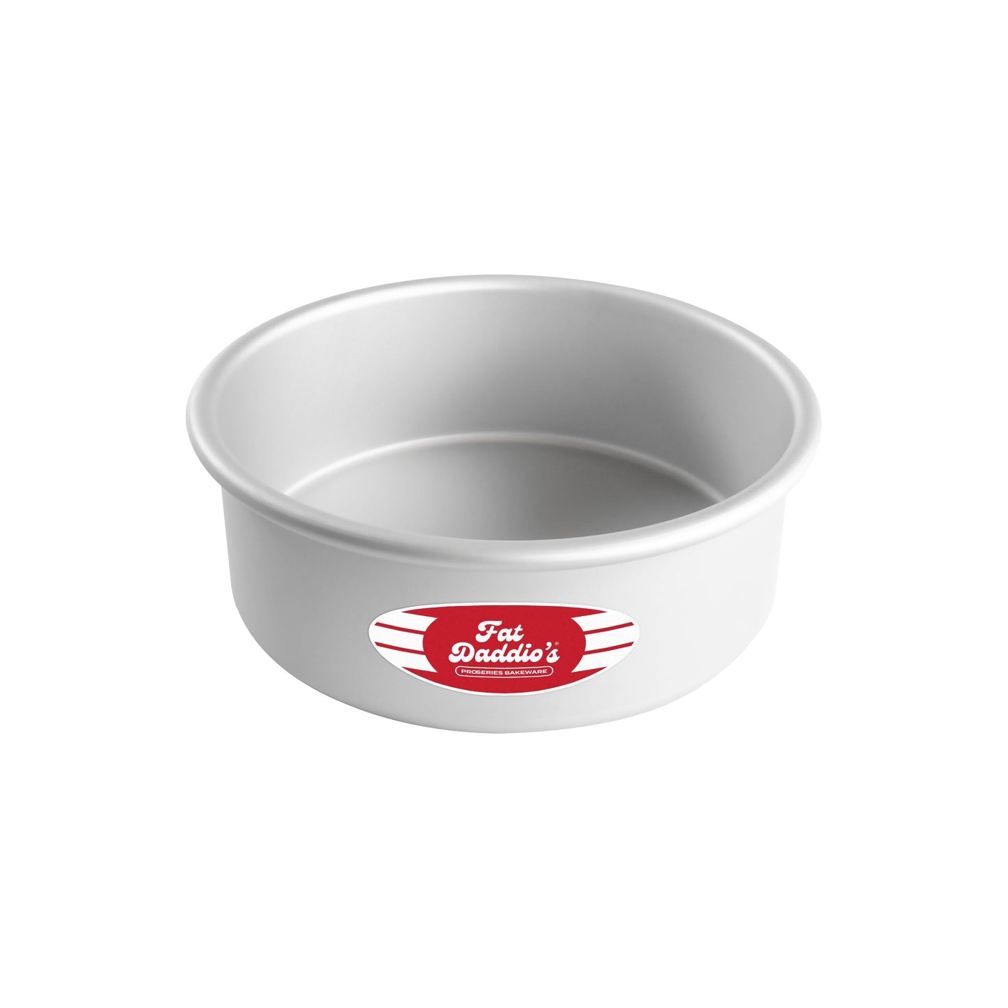 Fat Daddio's Anodized Aluminum Round Cake Pans, 2 Piece Set, 5 x 2 Inch