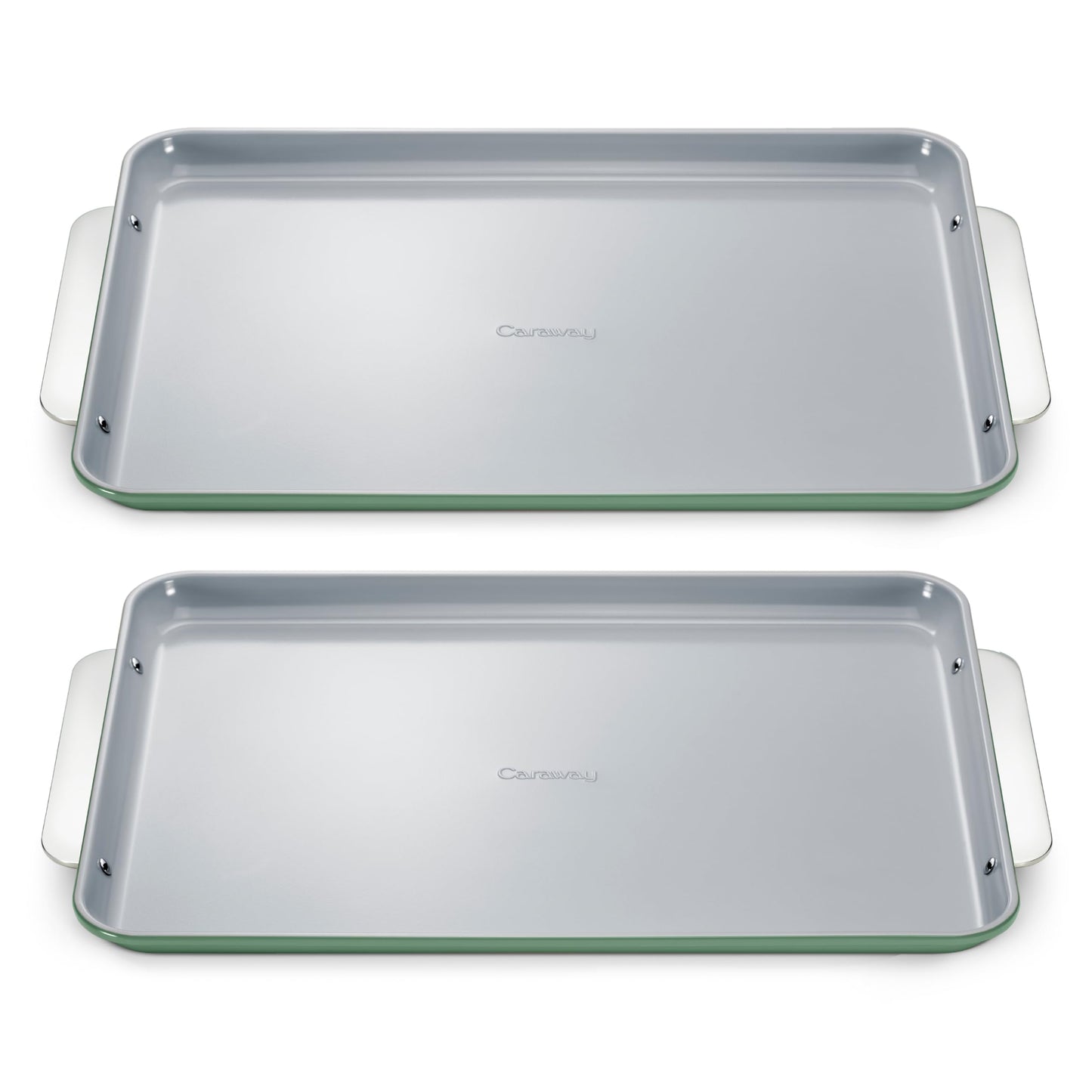 Caraway Non-Stick Ceramic Small Baking Sheet Duo