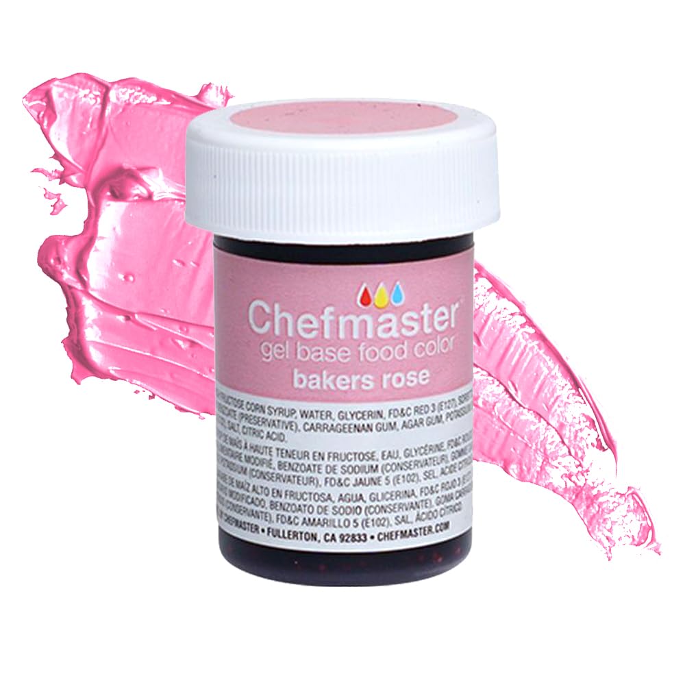 Chefmaster Lemon Yellow Gel Food Coloring | Vibrant Color | Professional-Grade Dye for Icing, Frosting, Fondant | Baking & Decorating | Fade-Resistant | Easy-to-Use | Made in USA | 1 oz