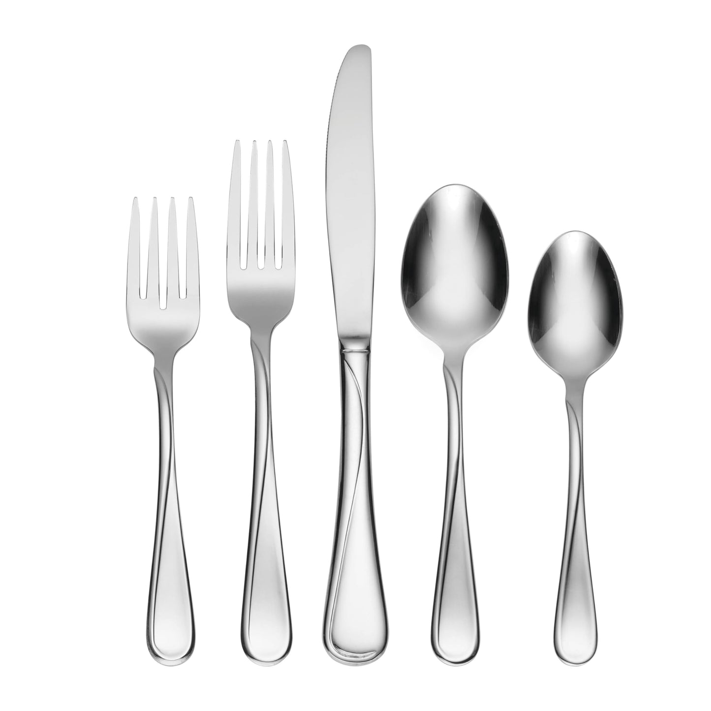 Oneida Flight Dinner Knives Silverware Set for 4, Flatware