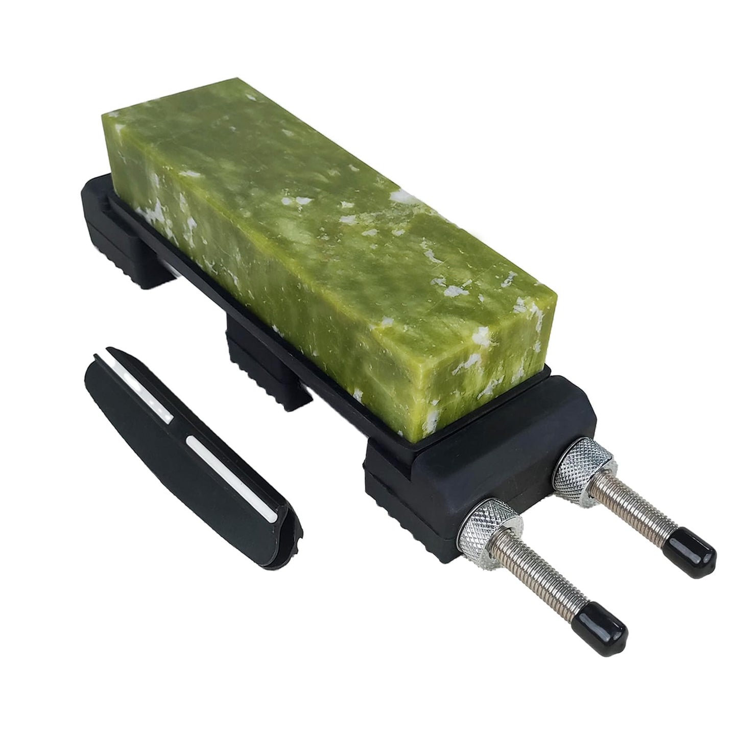 Knife Sharpening Stone Set,10000 Grit Whetstone Final Fine Polishing Natural Green Honing Oilstone for Knives Tools,Cutting Tools