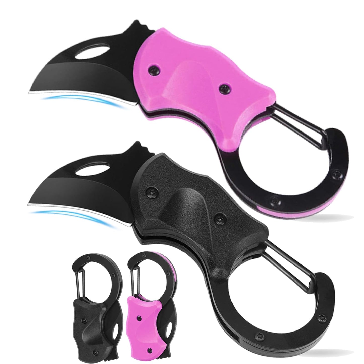 EILIKS 2 Pack Small Pocket Knife Fathers Mothers Dad Mom Day Gifts for Men Women from Daughter Wife Husband Son, EDC Knives Anniversary Birthday for Him Her, Cool Gadgets Stocking Stuffers