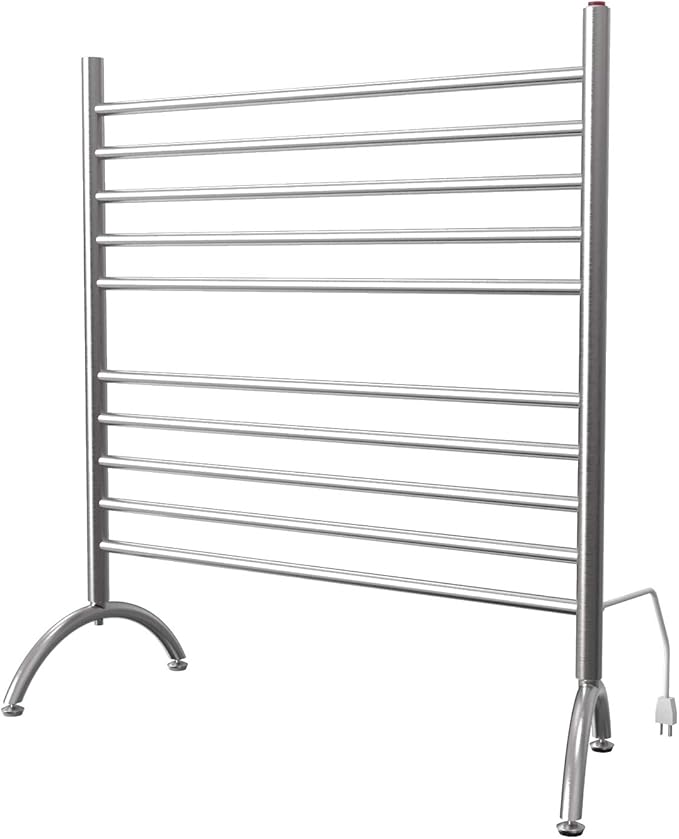33 in. Solo Freestanding Towel Warmer, Matte Black