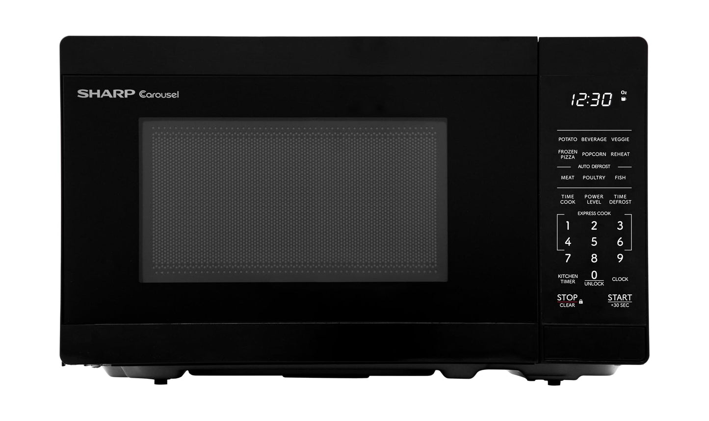 Sharp SMC0760KB 0.7 cu. ft. 700W Black Countertop Microwave Oven
