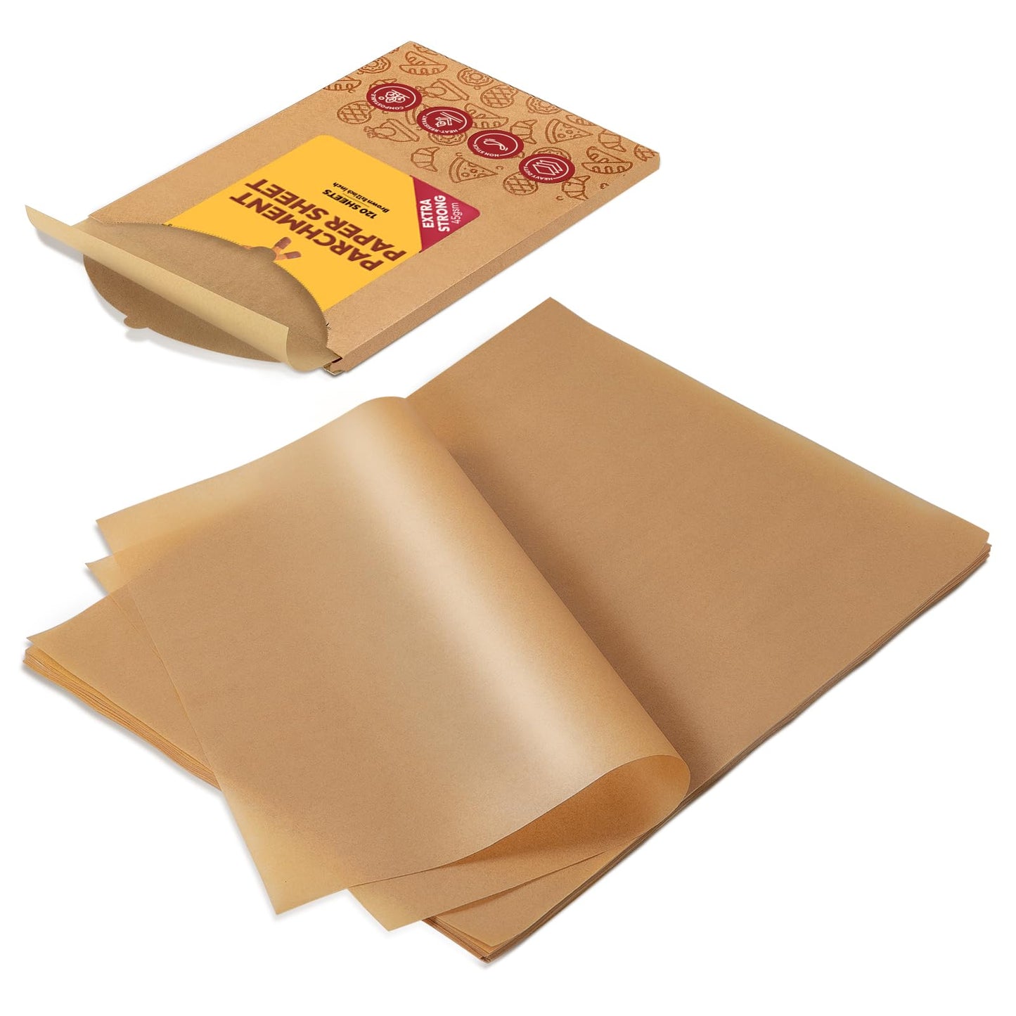 Katbite Parchment Paper Baking Sheets, 265 Pcs, 10x15 Inch, Heavy Duty
