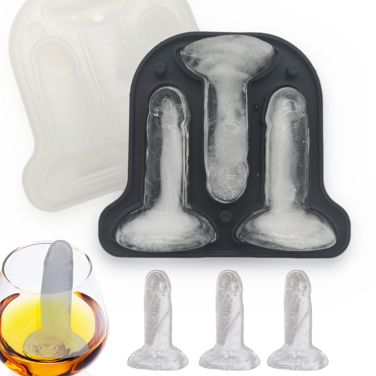 gomaxbo Adult Ice Cube Mold,Novelty Ices Cube mold Tray,BPA Free