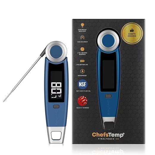 Finaltouch X10 Instant Read Digital Meat Thermometer NSF Certified
