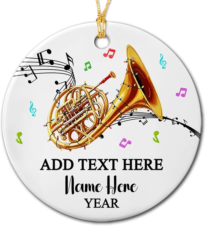 Personalized Drum Set Ceramic Christmas Ornament 2026, Customized Text Year Name Drummer Keepsake Ornaments Gift for Women Men Friend Daughter Son, Drumming Drum Set Ceramic Ornament for Appreciation