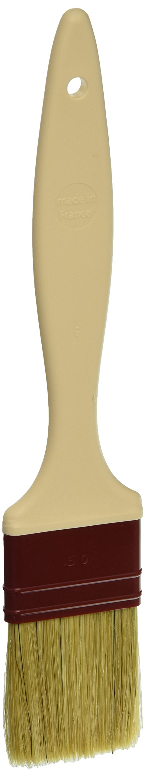 Matfer Bourgeat Natural Pastry Brush, Flat, 1 1/2"