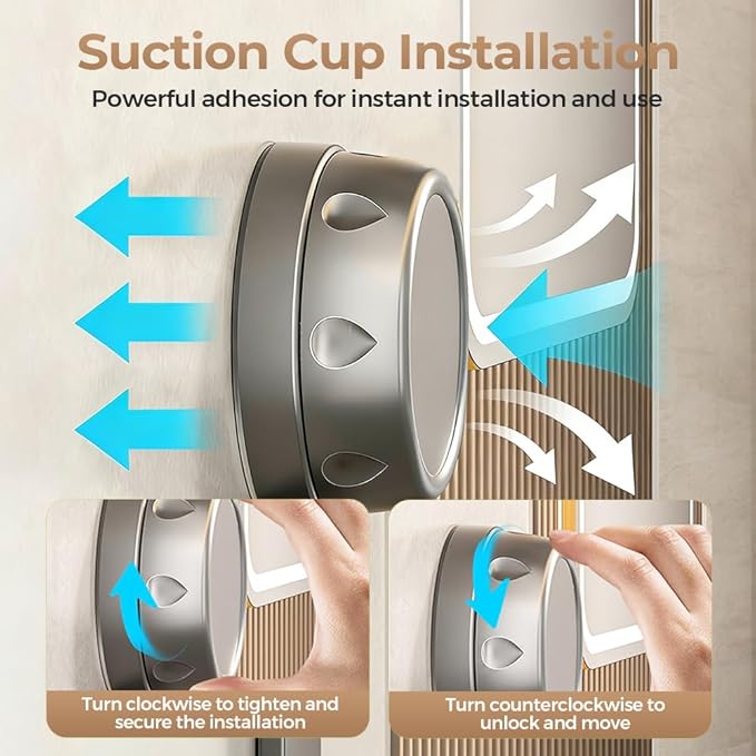 Triangle Suction Cup Corner Shelves, 2026 No Drilling Bathroom Storage Rack, Corner Shower Shelf Suction Cup Shower Caddy Corners Organizer Storage Rack Adhesive with Towel Bar (grey, single-layer)