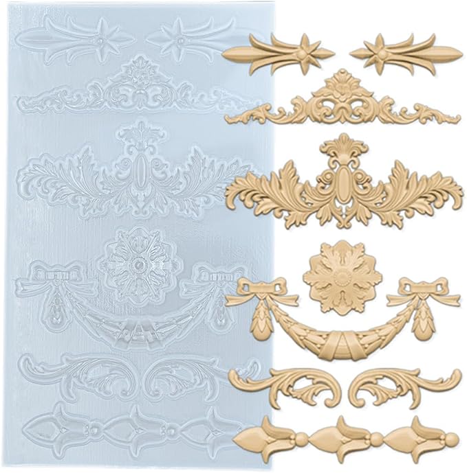 Mermaid and Sea Creatures Clay Molds for Crafts