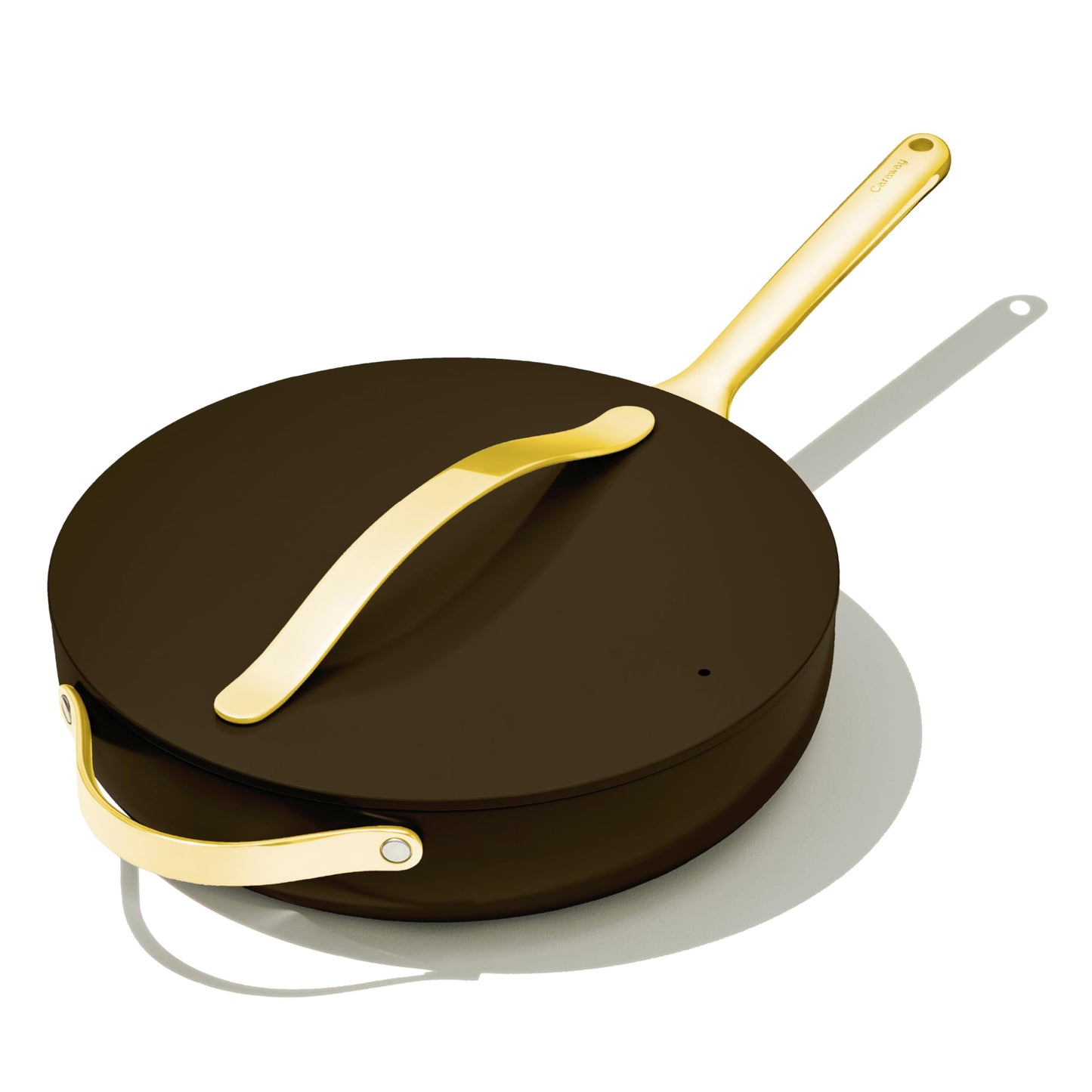 Caraway Non-Stick Ceramic Sauté Pan with Lid (4.5 qt, 12")