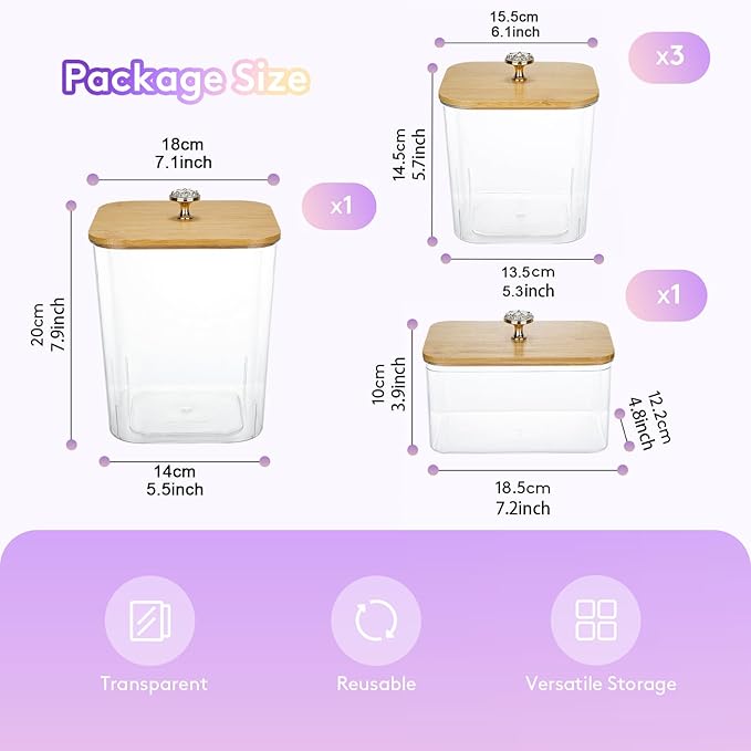5 Pack Laundry Pod Containers and Dryer Sheet Holder for Laundry Room Organization Acrylic Jars with Lids and Labels for Laundry Detergent Laundry Pods Dry Sheet Organizing