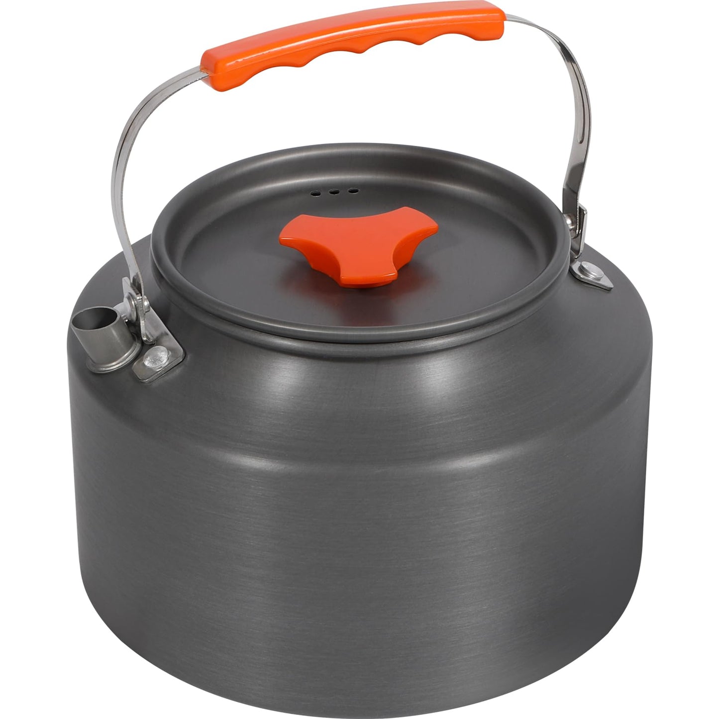 REDCAMP 0.8L Mini Outdoor Camping Kettle, Aluminum Water Pot with Carrying Bag, Compact Lightweight Tea Kettle