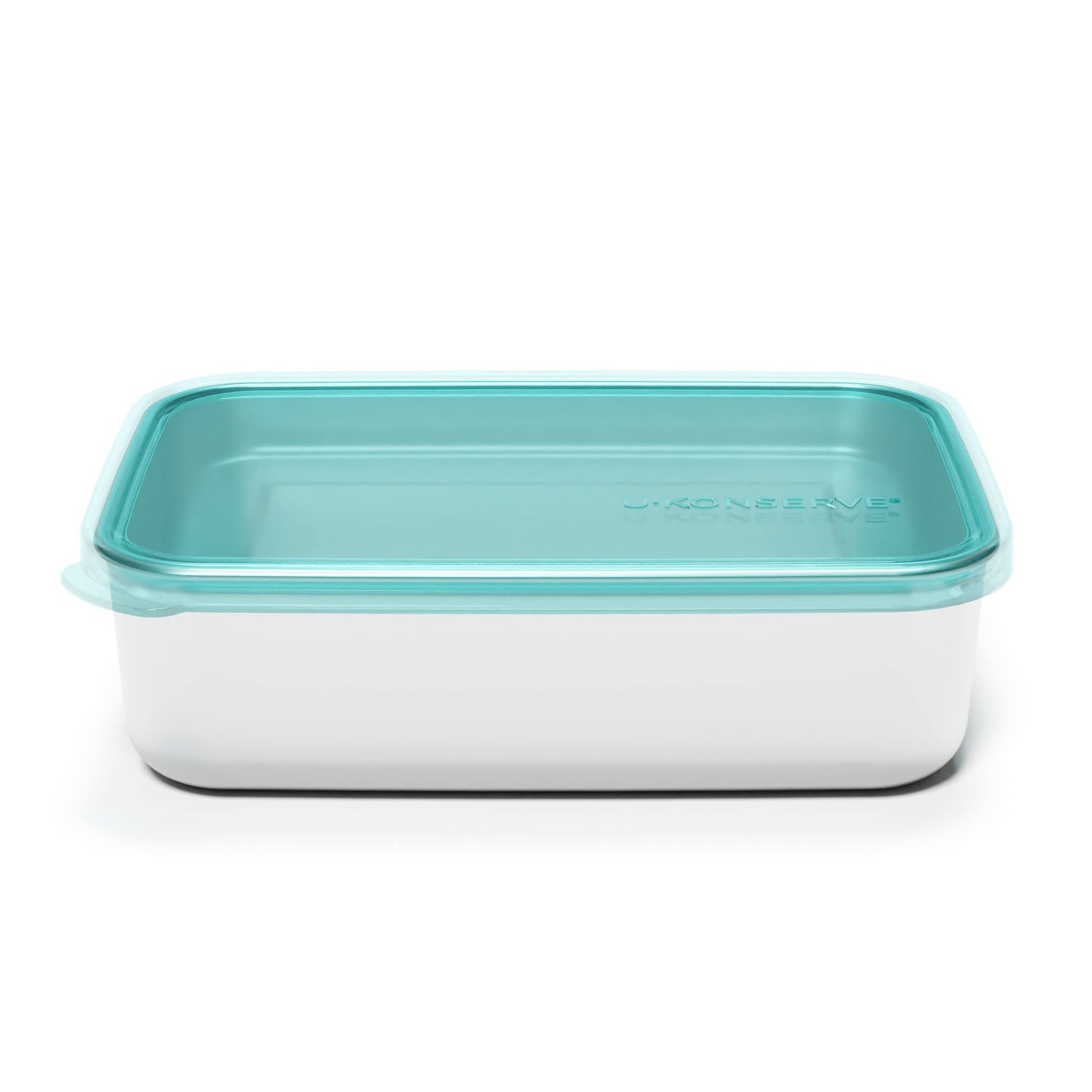 U-Konserve 45oz Stainless Steel Food Container Bento Box Clear Silicone Lid
