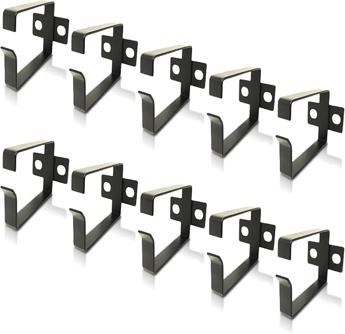 10 Pack Server Rack Cable Management D-Ring Hooks