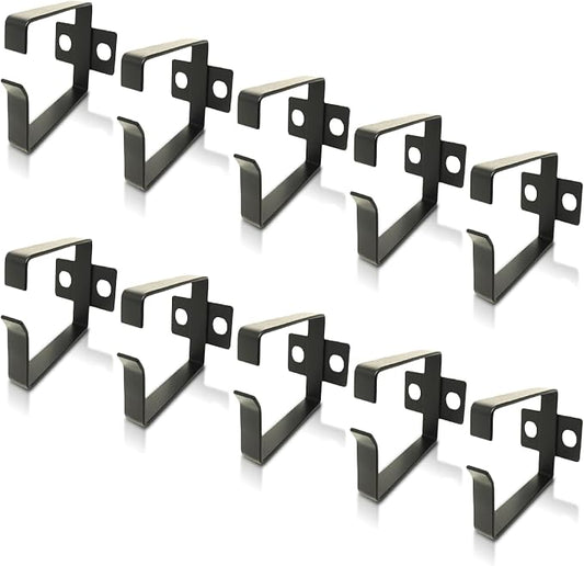 10 Pack Server Rack Cable Management D-Ring Hooks
