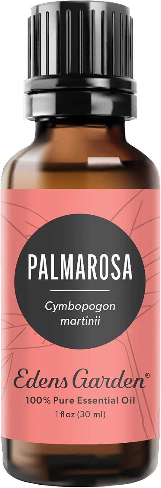 Edens Garden Palmarosa Essential Oil- 100% Pure Premium Grade, Undiluted, Natural, Therapeutic, Aromatherapy, The Best for Diffuser, Skin, Candle, Laundry 30 ml (1 fl oz)