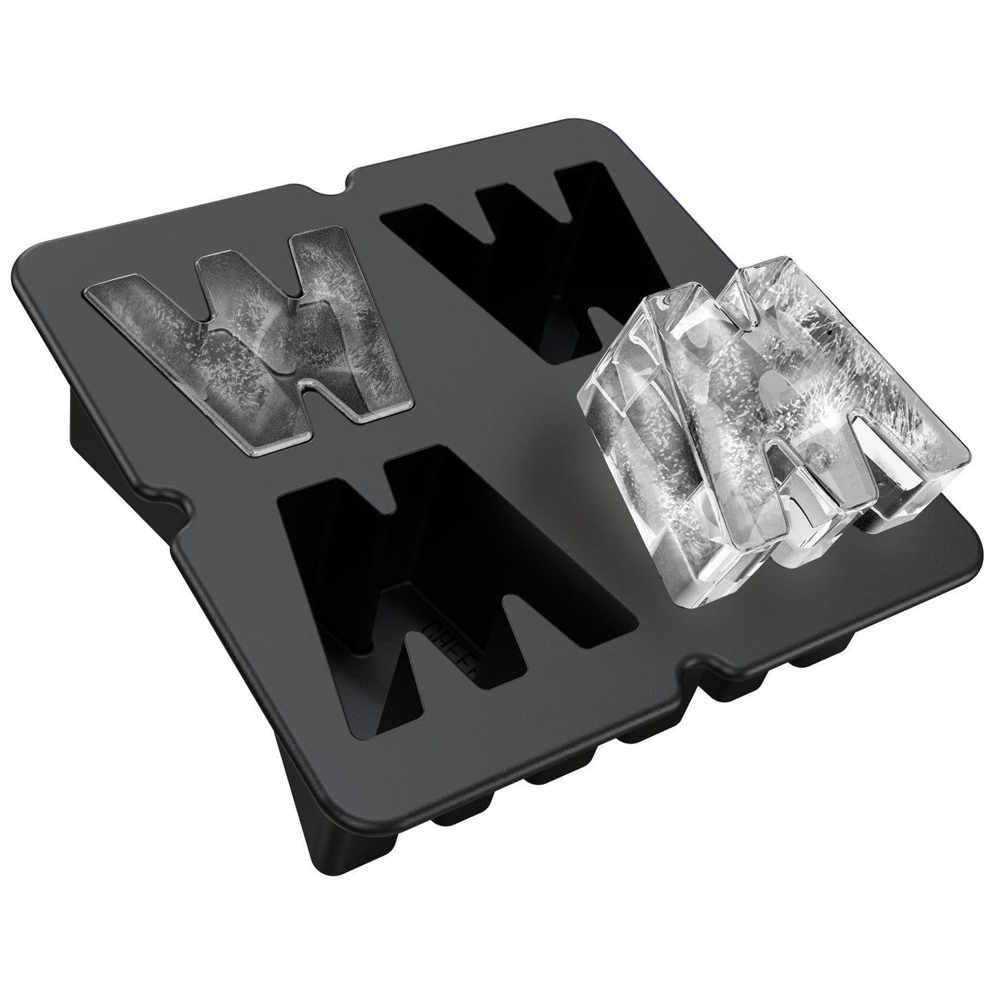 Customized Letter P Ice Cube Mold -Letter Silicone Ice Mold for Custom Ice Cube Mold and Baking Chocolate and Crafting Letter Molds, Ice Cube Molds for Cocktails & Whiskey with Custom Letters