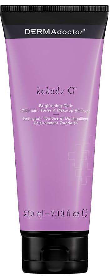 DERMAdoctor Kakadu C Daily e Cleanser, Toner & Make-up Remover 210ml/7.10oz