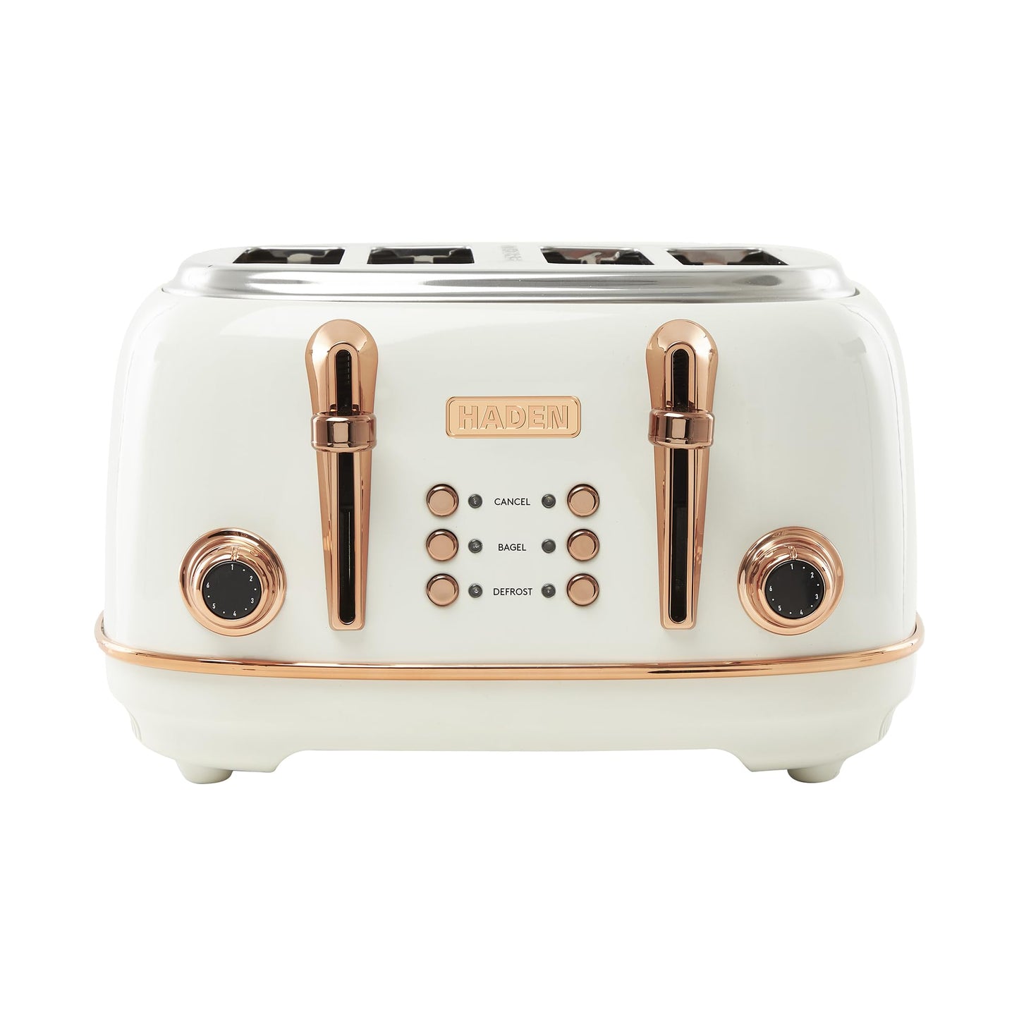 Haden Heritage 4 Slice Wide Slot Stainless Steel Toaster