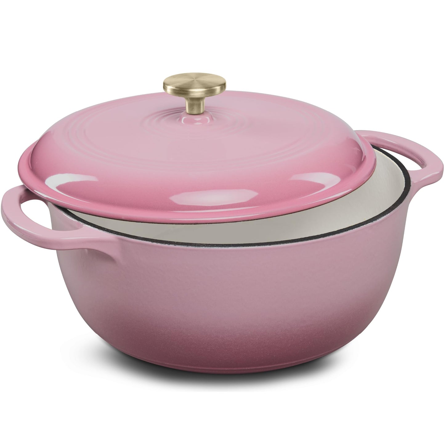 Best Choice Products 7.5 Quart Enamel Cast-Iron Round Dutch Oven, Family Style Heavy-Duty Pre-Seasoned Cookware for Home, Kitchen, Dining Room, Oven Safe w/Lid, Dual Handles - Graphite Gray