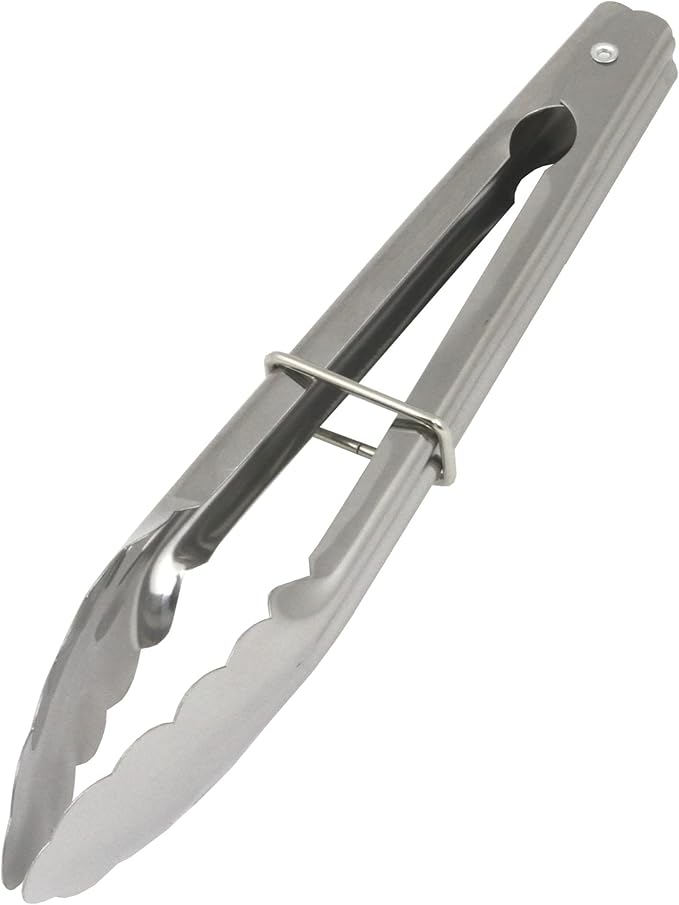 Chef Craft Classic Clam Shell Tongs, 16 inch, Stainless Steel