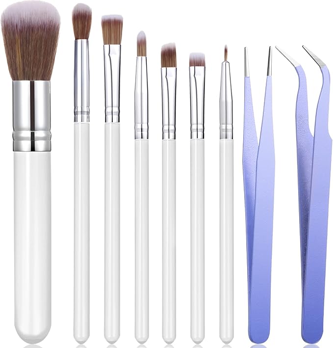 Sinmoe 10 Pieces Cake Candy Decorating Brushes Tools, Multi Color