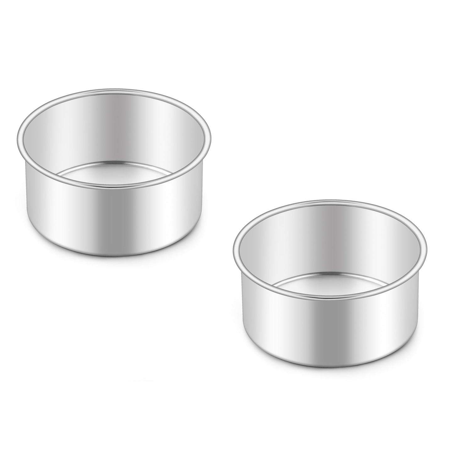 Homikit 4 Inch Round Cake Pan set of 3, Mini Layer Cake Baking Pans
