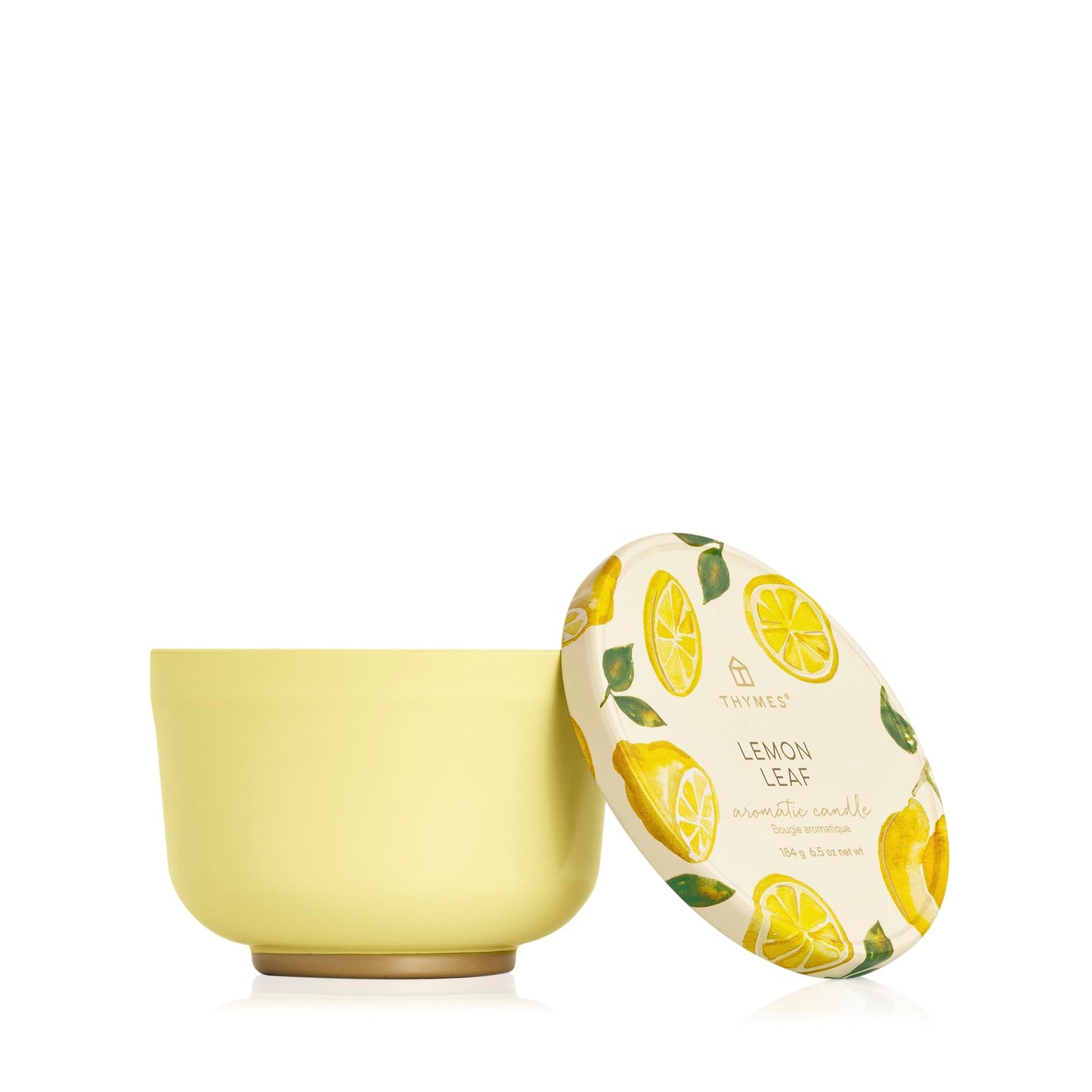 Thymes Scented Candles for Women & Men – Tin with Lid – Luxury Home Decor – Apple Candles with Notes of Crushed Clove, Cardamom, Bourbon & Malted Rum (Simmered Cider, 6.5 oz)